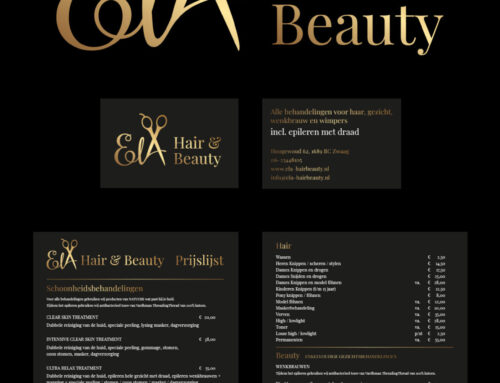 Logo en huisstijl Ela Hair & Beauty